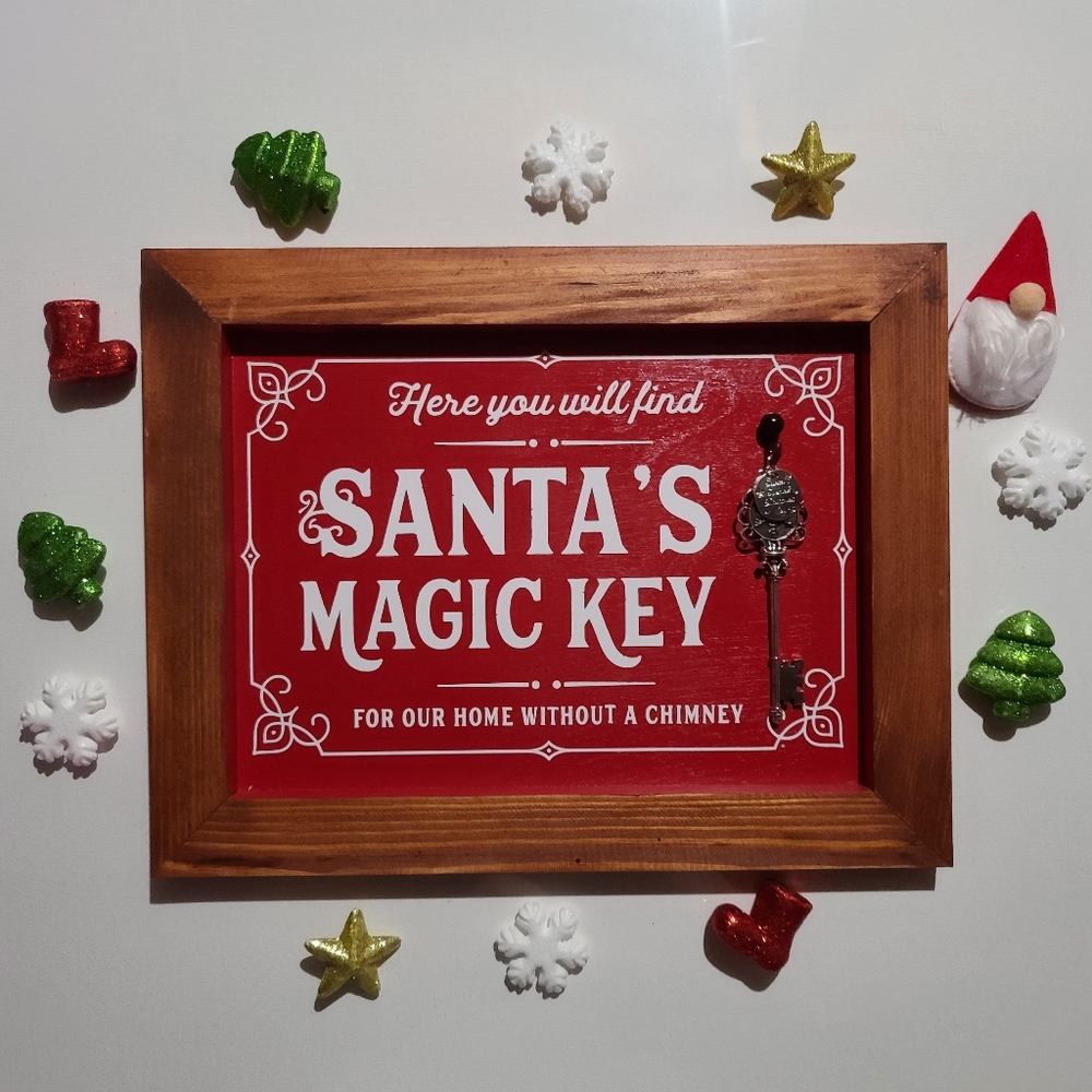 Santa's Magic Key Sign